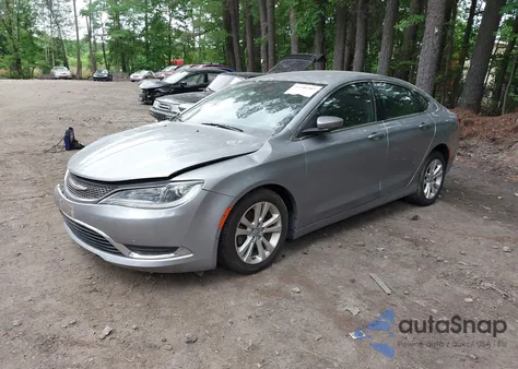 2015 Chrysler 200 Limited z USA, uszkodzony, nr VIN 1C3CCCAB7FN586489